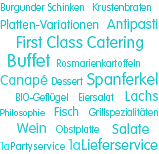 Schnellzugriff auf beliebte Bereiche der Webseite von Feinkost-Spehr:
Geniessen Sie Spanferkel, belegte Platten, Fingerfood, Flying Buffet, Antipasti und vieles
mehr. First Class Catering fuer Berlin und Potsdam.