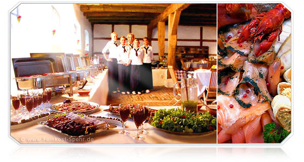 Wir bieten auch Personalservice zum Buffet von Feinkost-Spehr, First Class Catering fuer den Grossraum Berlin und Potsdam